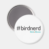 #BirdNerd Magnet (Vorderseite/Rückseite)