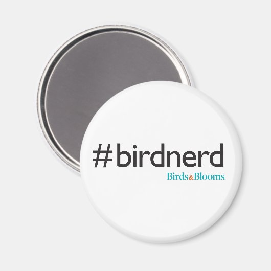 #BirdNerd Magnet (Vorderseite/Rückseite)