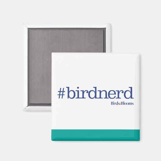 #birdnerd magnet (Vorderseite/Rückseite)