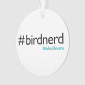 #BirdNerd Ornament (Vorderseite)