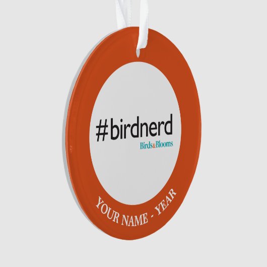 #BirdNerd Ornament (Vorderseite)