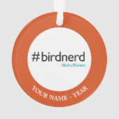 #BirdNerd Ornament (Rückseite)