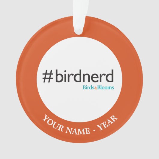 #BirdNerd Ornament (Vorderseite)