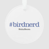 #birdnerd ornament (Rückseite)