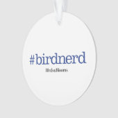#birdnerd ornament (Vorderseite)