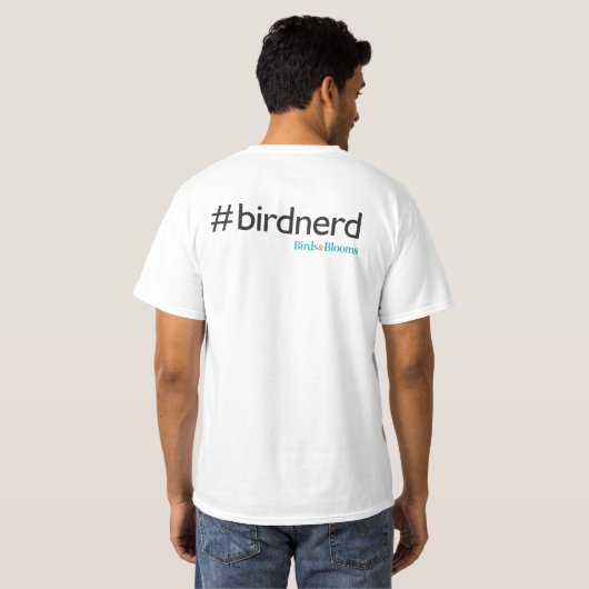 #BirdNerd T-Shirt (Schwarz voll)