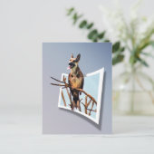 Birdog "Out of Bounds" Postkarte (Stehend Vorderseite)