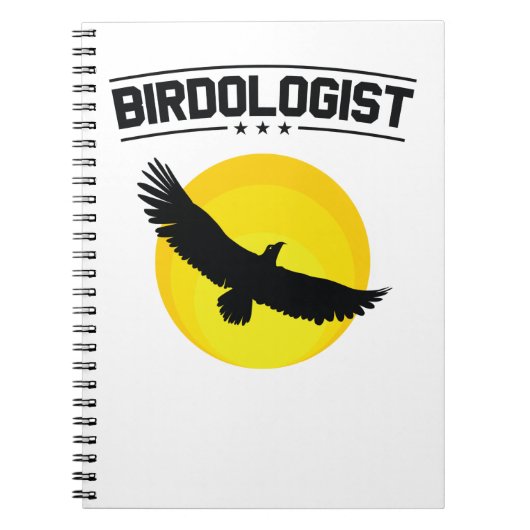 Birdologin Bird Watching Watcher Vogelbeobachtung Notizblock (Vorderseite)
