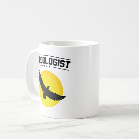 Birdologist Bird Watching Watcher Birding Birder Kaffeetasse (Vorderseite Links)