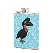 Birdorable abyssinischer GrundHornbill Flachmann (Links)