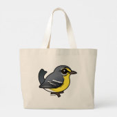 Birdorable Adelaide's Warbler Jumbo Stoffbeutel (Rückseite)