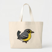 Birdorable Adelaide's Warbler Jumbo Stoffbeutel (Vorne)