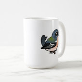 Birdorable African Chaffinch Kaffeetasse (VorderseiteRechts)