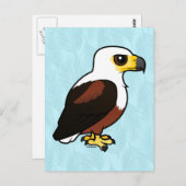 Birdorable African Fish Eagle Postkarte (Vorne/Hinten)