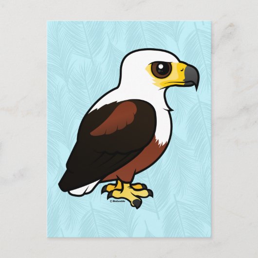 Birdorable African Fish Eagle Postkarte (Vorderseite)