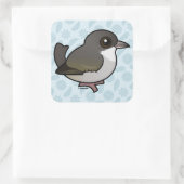 Birdorable 'Akikiki Quadratischer Aufkleber (Tasche)
