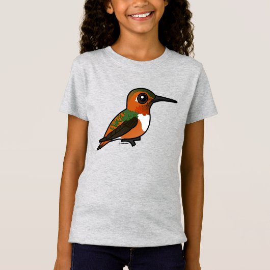 Birdorable Allen's Hummingbird T-Shirt (Vorderseite)