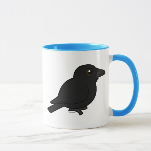 Birdorable allgemeiner Rabe Tasse (Rechts)