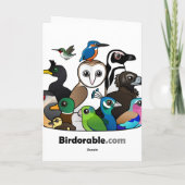 Birdorable American Crow Karte (Rückseite)