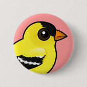 Birdorable American Goldfinch Button (Vorderseite)