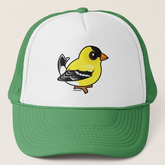Birdorable American Goldfinch Truckerkappe (Vorderseite)