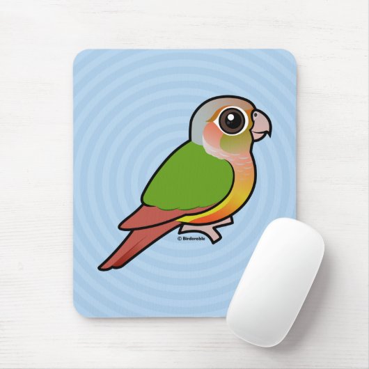 Birdorable Ananas Grünes-cheeked Conure Mousepad (Mit Mouse)