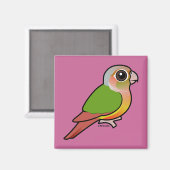 Birdorable Ananas Magnet (Vorderseite/Rückseite)