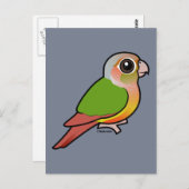 Birdorable Ananas Postkarte (Vorne/Hinten)