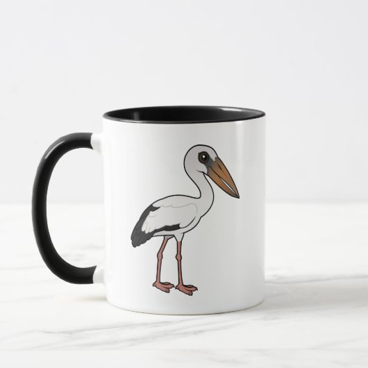Birdorable Asian Openbill Tasse (Links)