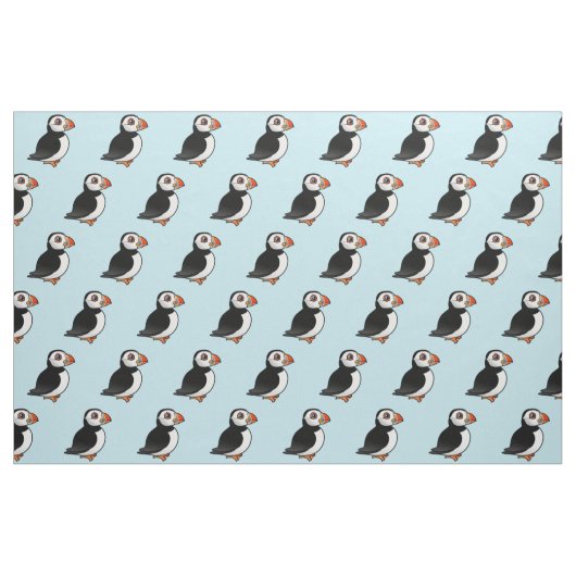 Birdorable atlantischer Papageientaucher Stoff (Fat Quarter (45,7 x 55,9 cm))