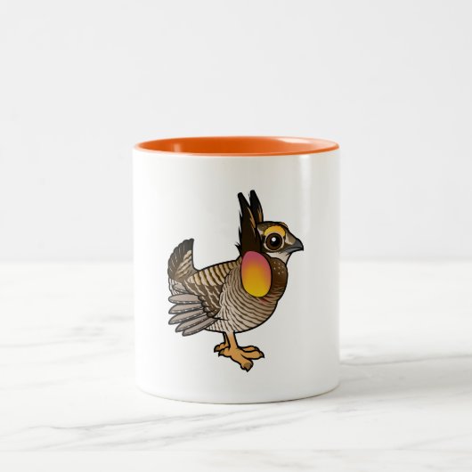 Birdorable Attwaters Grasland-Huhn Zweifarbige Tasse (Mittel)