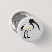 Birdorable Australian Ibis Button (Vorne & Hinten)