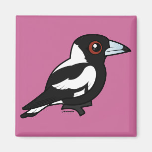 Birdorable Australian Magpie Magnet