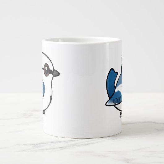 Birdorable AzurblauTit Jumbo-Tasse (Vorderseite)