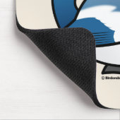 Birdorable Azure Tit Mousepad (Ecke)