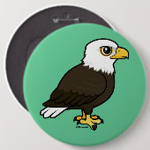 Birdorable Bald Eagle Button (Vorne & Hinten)