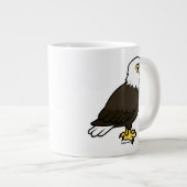 Birdorable Bald Eagle Jumbo-Tasse (Vorderseite Rechts)