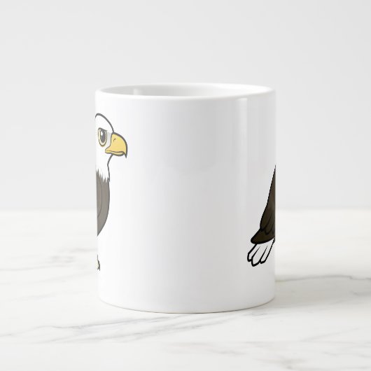 Birdorable Bald Eagle Jumbo-Tasse (Vorderseite)
