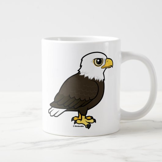 Birdorable Bald Eagle Jumbo-Tasse (Rechts)