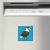 Birdorable Bald Eagle Magnet (In Situ (Geschirrspüler))