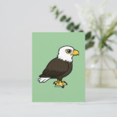 Birdorable Bald Eagle Postkarte (Stehend Vorderseite)