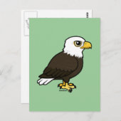 Birdorable Bald Eagle Postkarte (Vorne/Hinten)