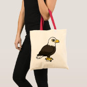 Birdorable Bald Eagle Tragetasche (Vorderseite (Produkt))