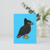 Birdorable Black Hawk-Eagle Postkarte (Stehend Vorderseite)