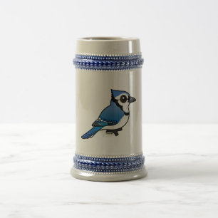 Birdorable Blau-Jay Bierglas