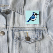 Birdorable Blau-Jay Button (Beispiel)