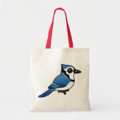 Birdorable Blau-Jay Tragetasche (Vorne)