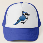 Birdorable Blau-Jay Truckerkappe (Vorderseite)