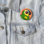 Birdorable Blau-konfrontierte Papageien Button (Beispiel)
