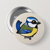 Birdorable Blue Tit Button (Vorne & Hinten)